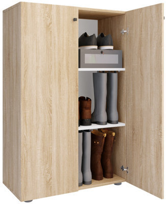 Vcm Wood Shoe Cabinet Shoe Rack Lona 3 - image 1