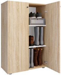 Vcm Wood Shoe Cabinet Shoe Rack Lona 3 - thumbnail 1