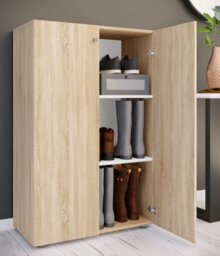Vcm Wood Shoe Cabinet Shoe Rack Lona 3 - thumbnail 3