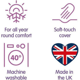 Slumberdown Cosy Nights Duvet, 2 Medium Pillows, 10.5 Tog, Double - thumbnail 7