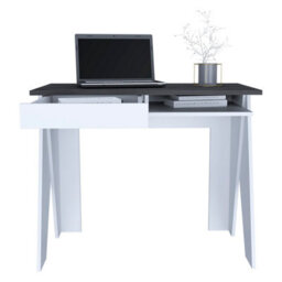 Core Products White Dallas Home Office Desk With Drawer, H75.2Cm X W91.3Cm - thumbnail 5