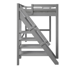Flair Noomi Studio Loft Bed Double Wooden Hgh Sleeper - Grey - thumbnail 7