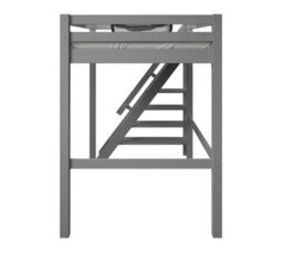 Flair Noomi Studio Loft Bed Double Wooden Hgh Sleeper - Grey - thumbnail 8