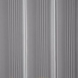 Catherine Lansfield Bathroom Textured Stripe 180X180Cm Shower Curtain Silver Grey - thumbnail 3