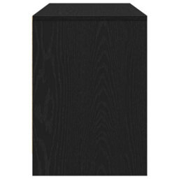 Berkfield Tv Stand In Black Oak - 102 X 37.5 X 52.5 Cm, Made Of Engineered Wood - thumbnail 8