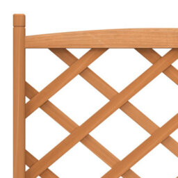 Berkfield Elegant Planter With Trellis Brown Solid Wood Fir - thumbnail 7
