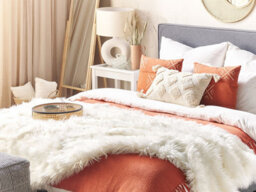 Beliani Bedspread Delice 150 X 200 Cm White - thumbnail 2