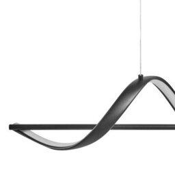 Wyld And Coco Luminalux Black Aluminium Pendant Lamp, Loft Suspension For Living Room, W90 X H100Cm - thumbnail 5