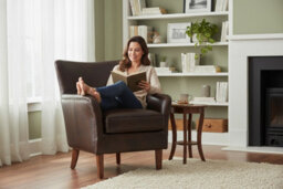 Halo Custom Made Vintage Professor Distressed Real Leather Armchair - thumbnail 3
