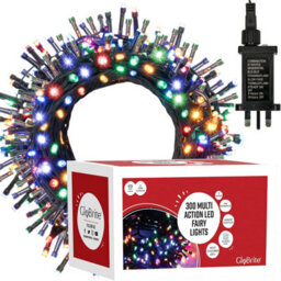 Globrite 30M 300 Led Fairy Lights Multi Colour  Plug In Indoor Outdoor String Lights With 8 Modes - thumbnail 1