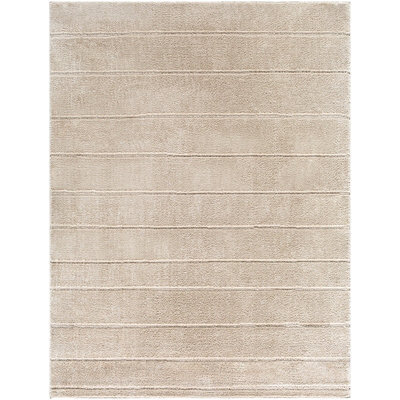Livabliss Our Pnw Home Cascade-Modern Beige Brown Graphic High Pile Living Dining Bedroom Rug 200 X 275 Cm Easy Care, Non Shedding - image 1