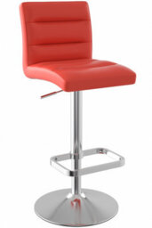 Swank Adjustable Bar Stool Red - thumbnail 1