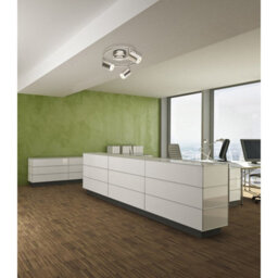 Luminosa Lighting Luminosa Comore Ceiling Spotlight Clusters Nickel Matt 3X Led 3000K - thumbnail 2