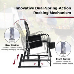 Outdoor Rocker Camping Chair Rocking Chair - thumbnail 5