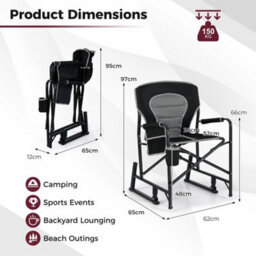 Outdoor Rocker Camping Chair Rocking Chair - thumbnail 2