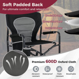 Outdoor Rocker Camping Chair Rocking Chair - thumbnail 3