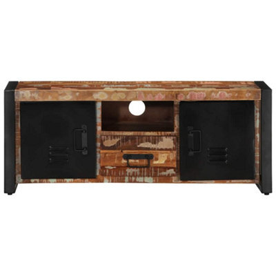 Berkfield Industrial Tv Cabinet 100X30X40 Cm Solid Wood Reclaimed - image 1