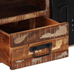 Berkfield Industrial Tv Cabinet 100X30X40 Cm Solid Wood Reclaimed - thumbnail 7