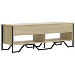 Berkfield Modern Tv Cabinet Sonoma Oak 122X34X41 Cm Engineered Wood - thumbnail 6