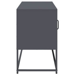 Berkfield Tv Cabinet Anthracite 100.5X39X60.5 Cm Steel - thumbnail 7