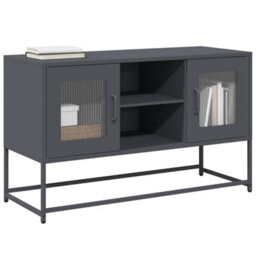 Berkfield Tv Cabinet Anthracite 100.5X39X60.5 Cm Steel