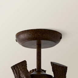 Valuelights Caribou Rustic Caribou Antler 3 Way Brown Ceiling Light - thumbnail 5