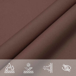Berkfield Sun Shade Sail Brown 7X5X5 M 100% Polyester Oxford - thumbnail 7