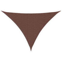 Berkfield Sun Shade Sail Brown 7X5X5 M 100% Polyester Oxford - thumbnail 2