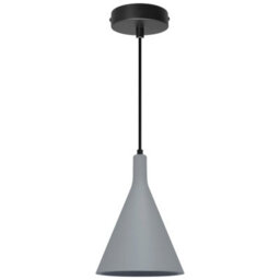 Long Life Lamps Company Ceramic Ceiling Pendant Light Grey Gypsum Lamp Shade K413 - thumbnail 3