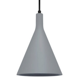 Long Life Lamps Company Ceramic Ceiling Pendant Light Grey Gypsum Lamp Shade K413