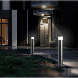 Long Life Lamps Company 4W Cool White Modern Led Bollard Post Light Stainless Steel Zlc075 - thumbnail 6