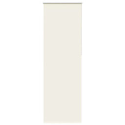 Berkfield Roller Blind Blackout Off White 65X210 Cm Fabric Width 60.7 Cm Polyester - thumbnail 1