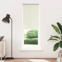 Berkfield Roller Blind Blackout Off White 65X210 Cm Fabric Width 60.7 Cm Polyester - thumbnail 2