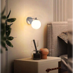 Long Life Lamps Company Modern Indoor Frosted Glass Globe Scone Chrome Wall Light H3097 With Led G9 Warm White - thumbnail 9