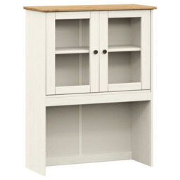 Berkfield Dresser Top Vigo White 78X30X100 Cm Solid Wood Pine - thumbnail 2