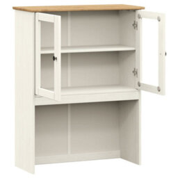 Berkfield Dresser Top Vigo White 78X30X100 Cm Solid Wood Pine - thumbnail 5