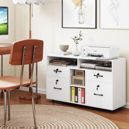 File Cabinet Mobile Lateral Filing Storage Organizer - thumbnail 4