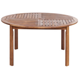 Beliani Garden Dining Set 6 Seater Agello Acacia Wood Brown - thumbnail 5