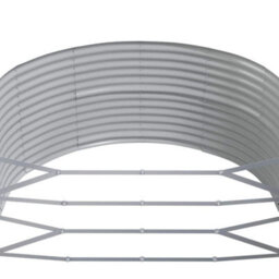 Berkfield Durable Garden Planter Anthracite 212X140X68 Cm Powder-Coated Steel - thumbnail 5