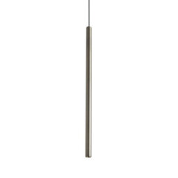 Ideal Lux Luminosa Look 70Cm Slim Pendant Ceiling Light Brass 1X Led 1000Lm 3000K