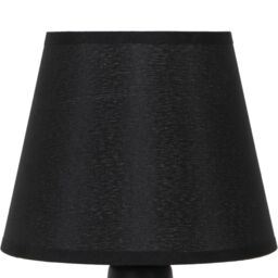Conical Matt Black Ceramic Led Table Lamp - thumbnail 4