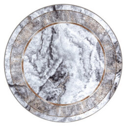 RugsX Miro 51199.805 Circle Washing Carpet Marble, Greek Anti-Slip - Grey /   Circle 200 Cm - thumbnail 2