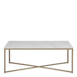 Furniture To Go Alisma Coffee Table With White Marble Top - thumbnail 2