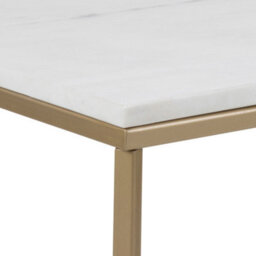 Furniture To Go Alisma Coffee Table With White Marble Top - thumbnail 4
