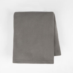 Ohs Warm Polar Fleece Throw Soft Bed Blanket, Charcoal - 200 X 240Cm - thumbnail 4