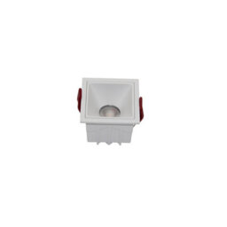Luminosa Lighting Luminosa Maytoni Alfa Led Square Dimmable Recessed Downlight White, 500Lm, 3000K - thumbnail 2