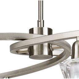 Luminosa Lighting Luminosa Alaska Pendant Convertible To Semi Flush 4 Light L1/sgu10, Satin Nickel - thumbnail 5