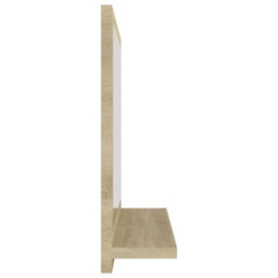 Walplus Bathroom Mirror Sonoma Oak 40X10.5X37 Cm Engineered Wood - thumbnail 5