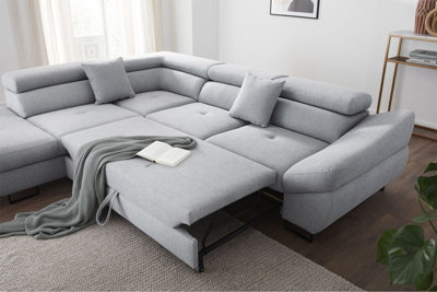 Fabio Corner Sofa Bed With Storage - image 1