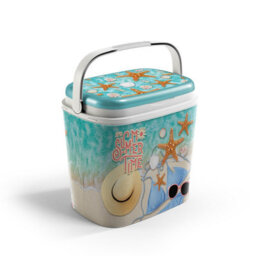 Urbn-Living Strawberries And Lime - 27L Travel Cooler Box With Ice Packs - thumbnail 5